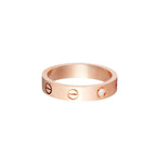 LOVE 4mm 1 Diamond Ring