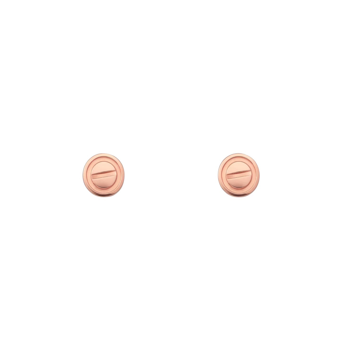 LOVE Hoop Earrings - 7.2mm Iconic Design - Timeless Minimalist Elegance