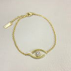 Lucky Eye Pavé-Set Diamond Bracelet