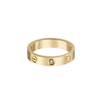 LOVE 4mm 1 Diamond Ring