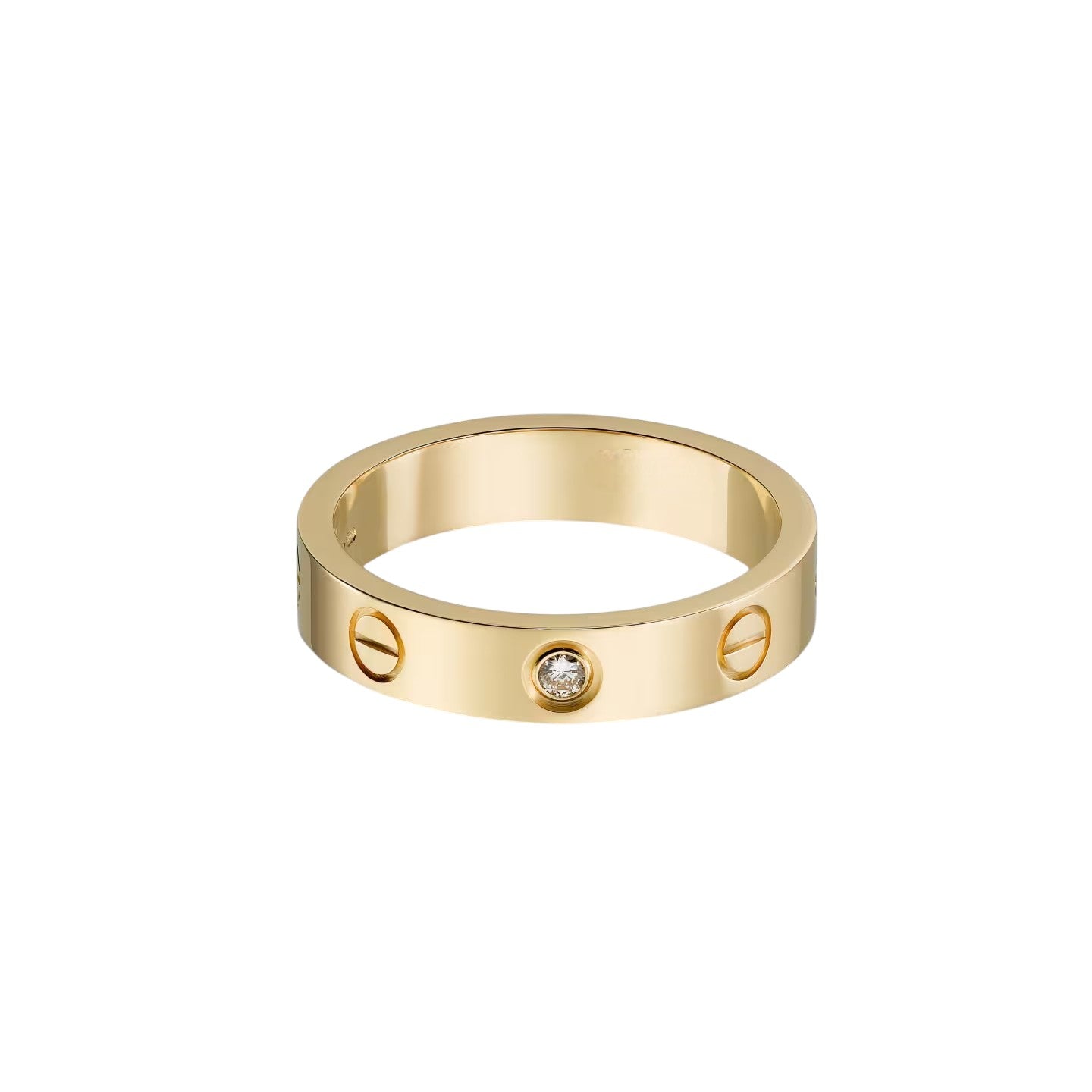 LOVE 4mm 1 Diamond Ring
