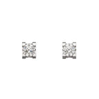 C de Diamond Stud Earrings