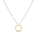 LOVE Large Circular Pendant Necklace