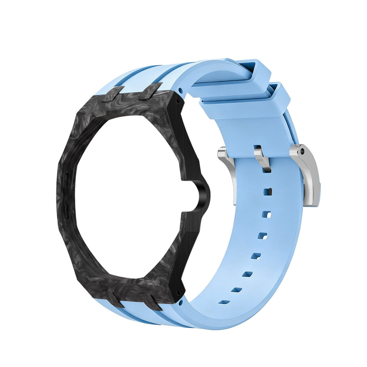 Royal Oak Pop Exclusive Carbon‑fiber Case & Silicone Strap