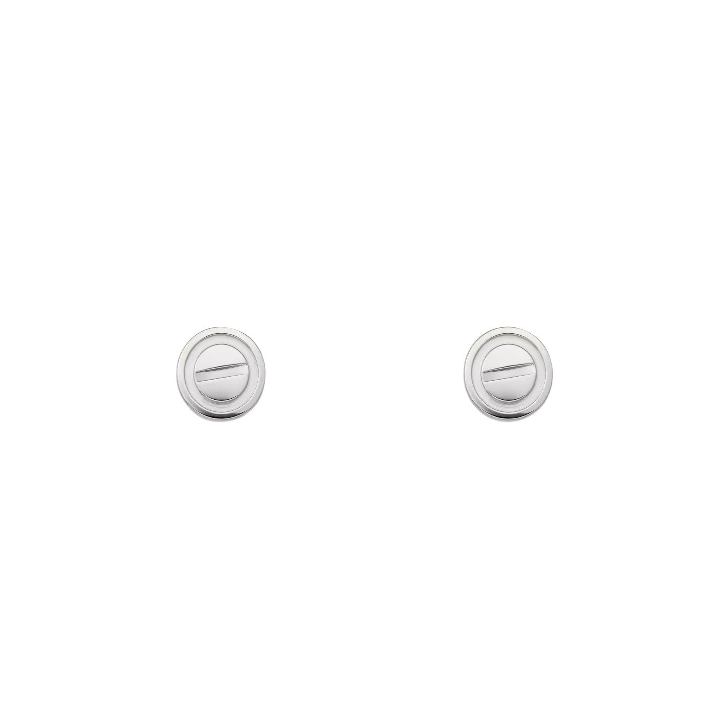 LOVE Hoop Earrings - 7.2mm Iconic Design - Timeless Minimalist Elegance