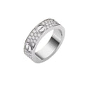 LOVE Ring, 5,5 mm, mit vollem Diamant-Pavé