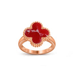 Lucky Clover Vintage Roségoldring-Kollektion