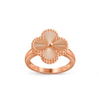 Lucky Clover Vintage Roségoldring-Kollektion