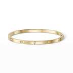 Liebe 3,65 mm kleiner Modell Armreif – 10-Diamant