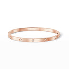 Liebe 3,65 mm kleiner Modell Armreif – 10-Diamant