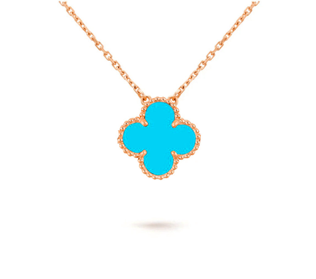 15mm Clover Flower Pendant Necklace Collection