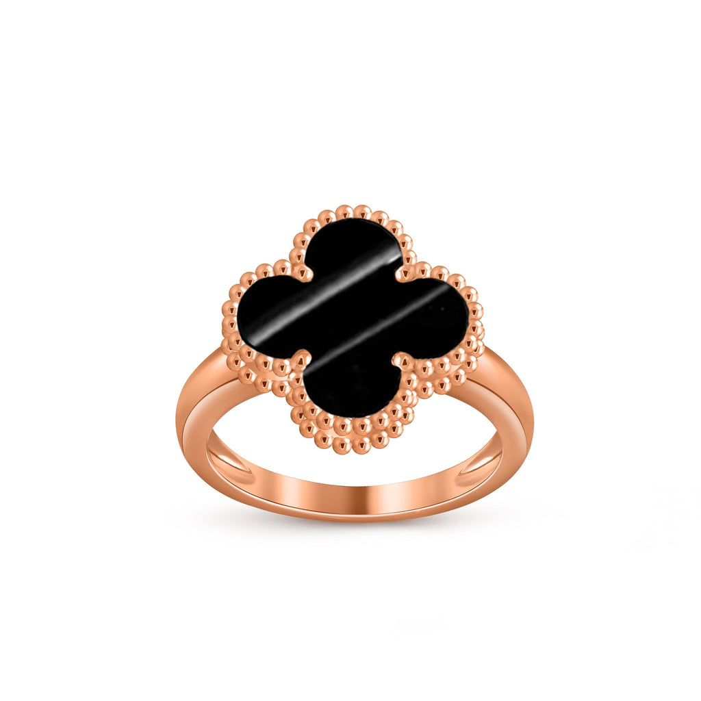 Lucky Clover Vintage Roségoldring-Kollektion