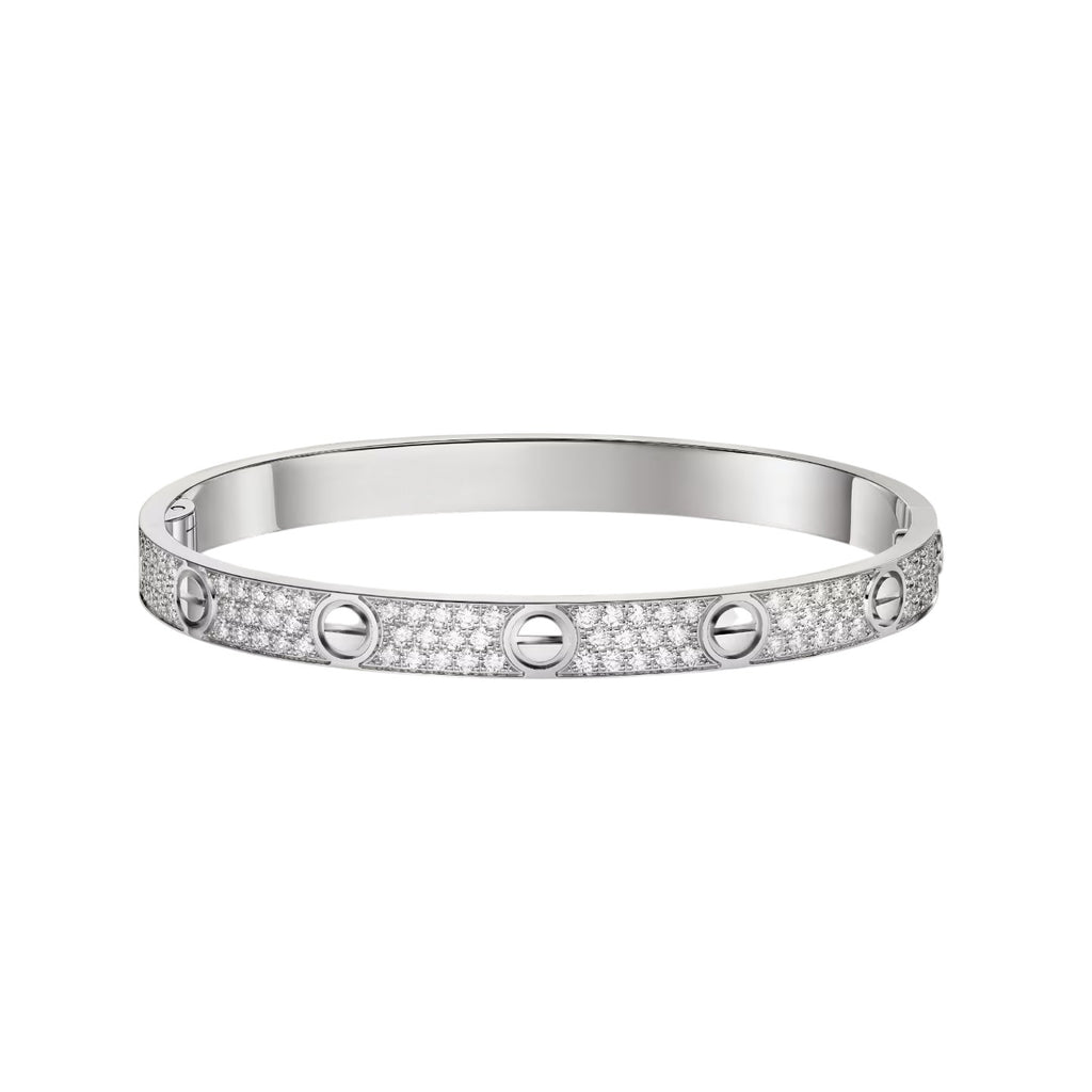 Classic 6.1mm Love Bangle - Full Pavé