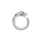 Panthère de Cartier Ring, mittelgroßes Modell, halbpavé