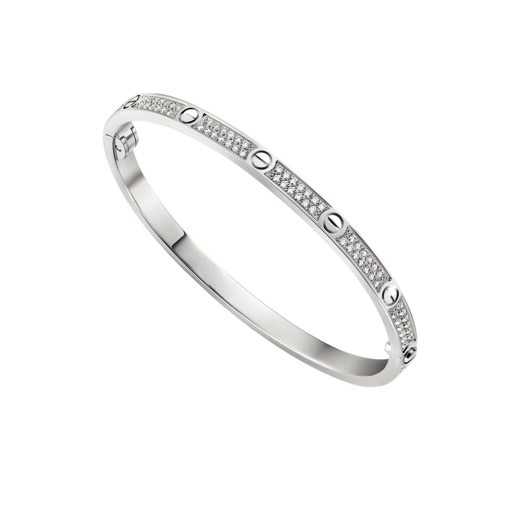 Classic 3.65mm Love Full Pave Bangle