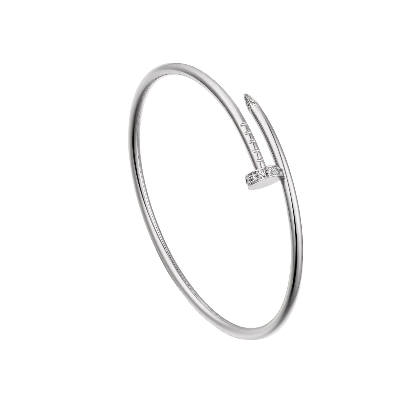 Juste un Clou 2.5mm Small Model Diamond Bangle - Breakthrough Star Energy Talisman