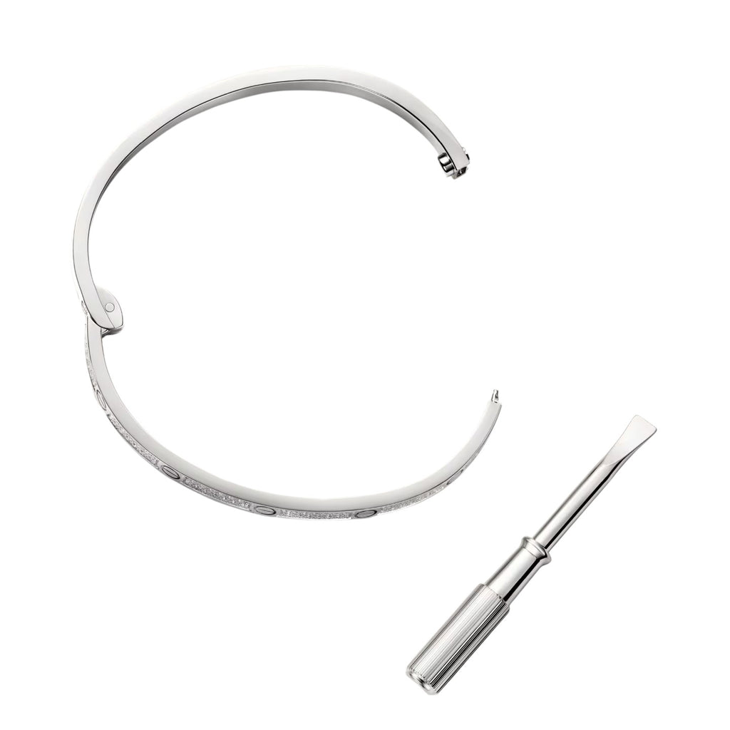Classic 3.65mm Love Full Pave Bangle