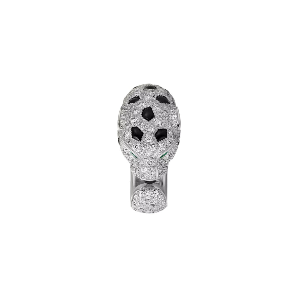 Panthère de Cartier Ring, mittelgroßes Modell, halbpavé