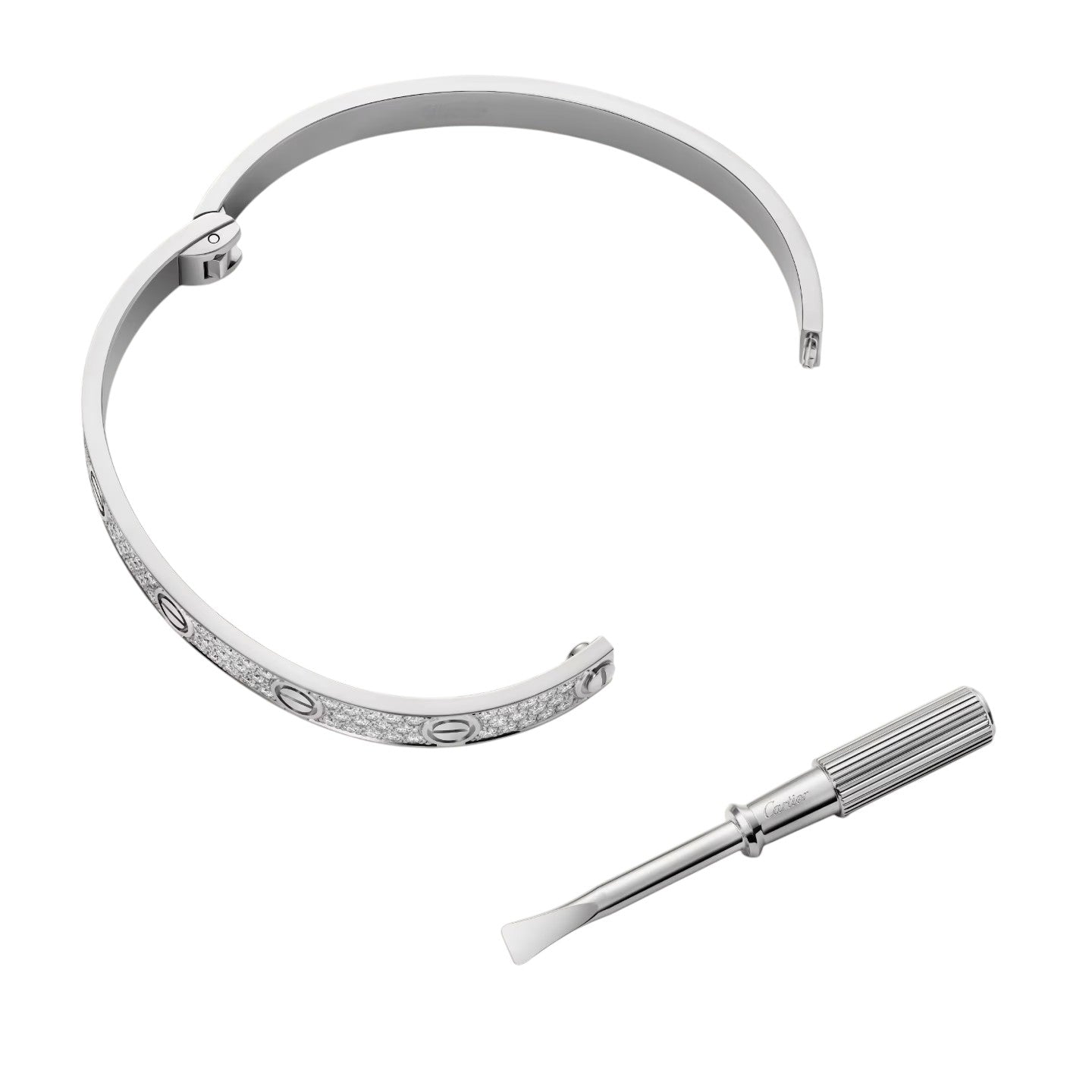 Classic 6.1mm Love Bangle - Full Pavé