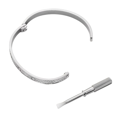 Classic 6.1mm Love Bangle - Full Pavé