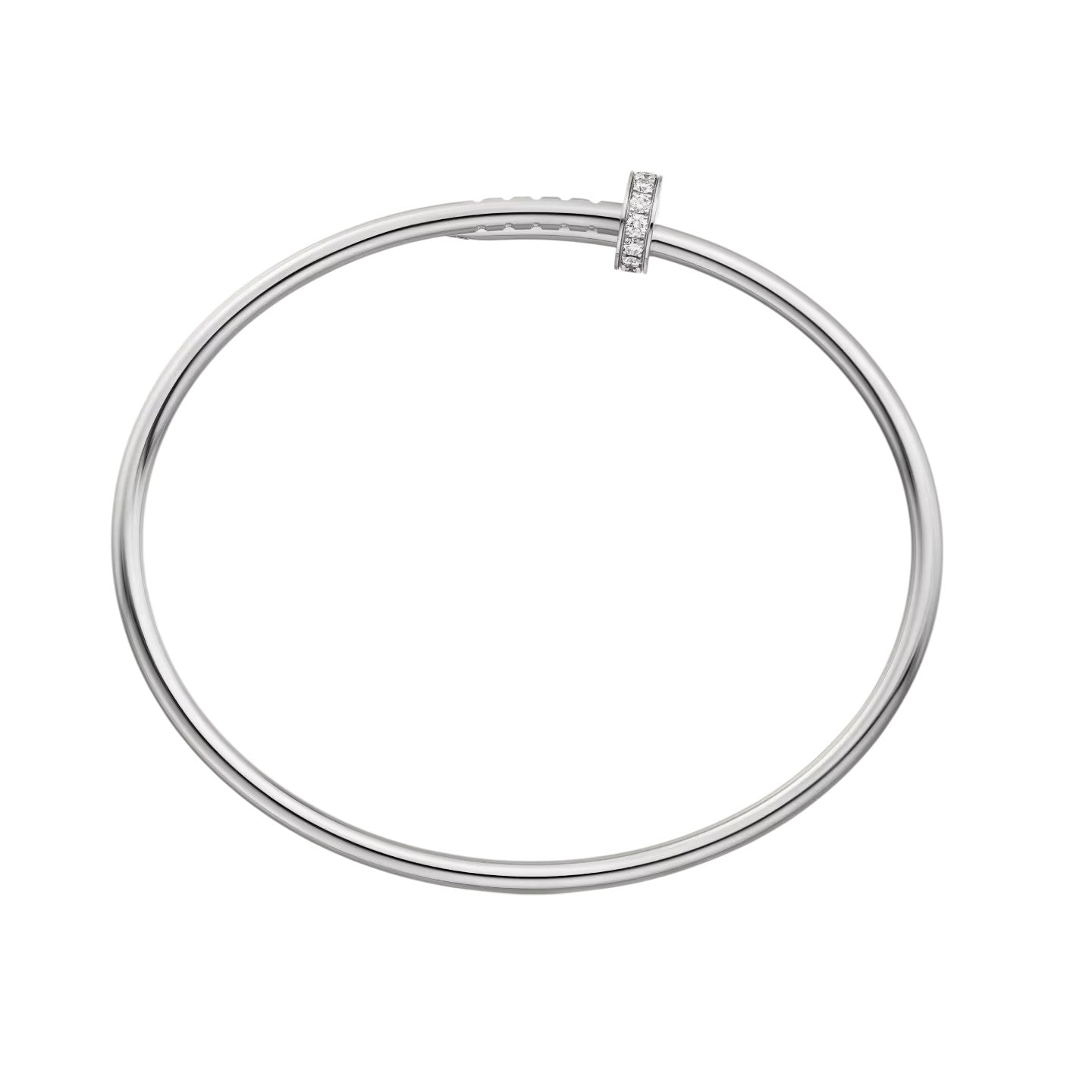 Juste un Clou 2.5mm Small Model Diamond Bangle