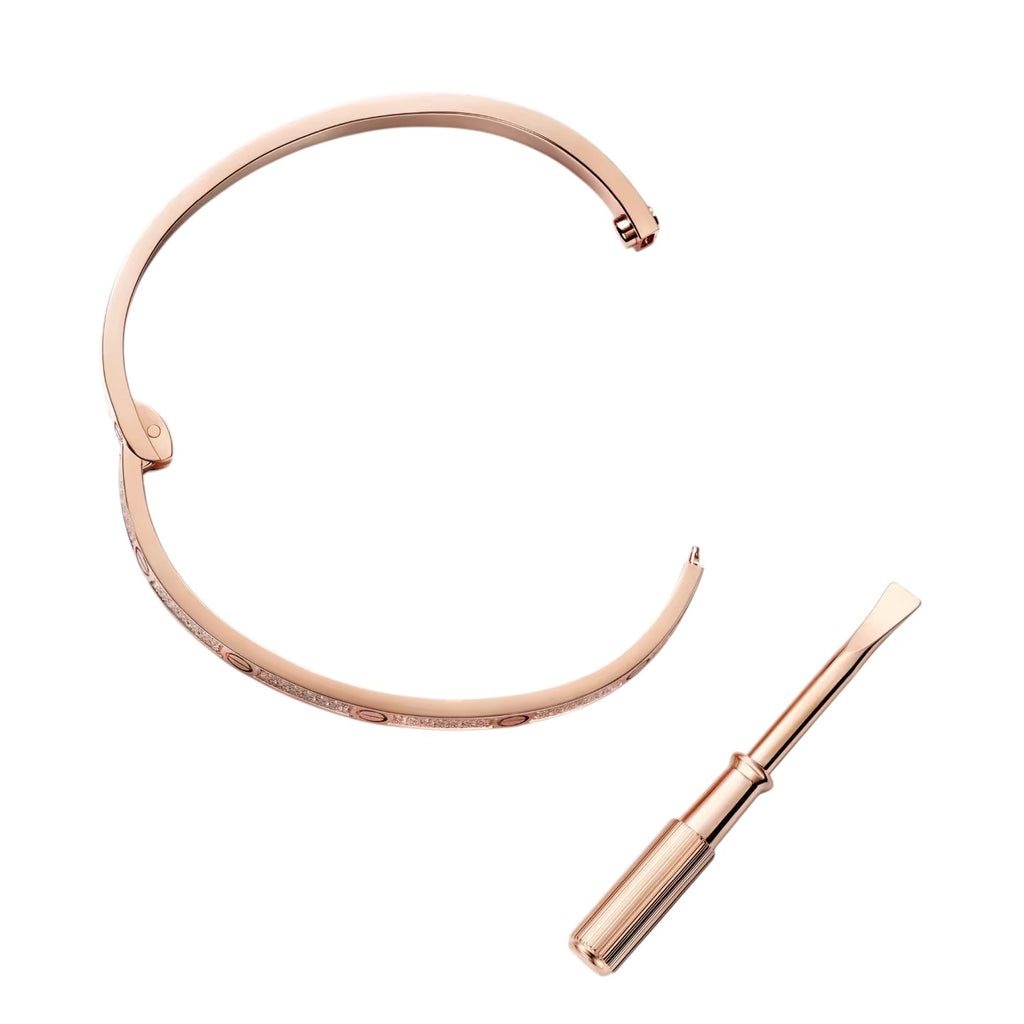 Classic 3.65mm Love Full Pave Bangle