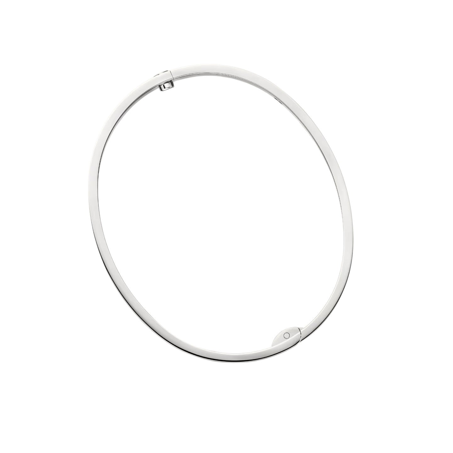 Classic 6.1mm Love Single-Screw Closure Bangle - 4-Diamond
