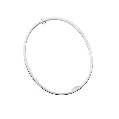 Klassischer 6,1 mm Love Armreif mit Einzelschraubenverschluss – 4 Diamanten