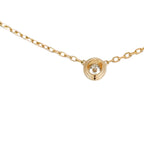 LOVE Schraubanhänger Einzelner Diamant Halskette