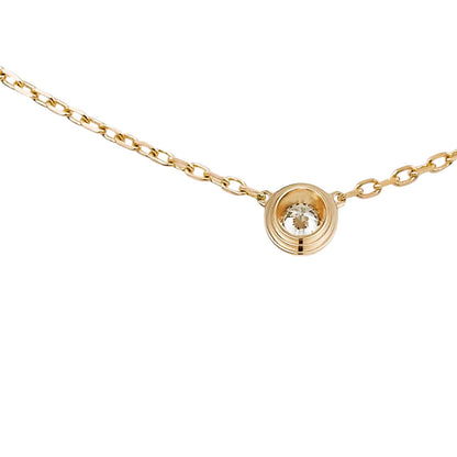 LOVE Screw Pendant Single Diamond Necklace