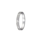 LOVE 2.6mm Pavé Diamond Ring