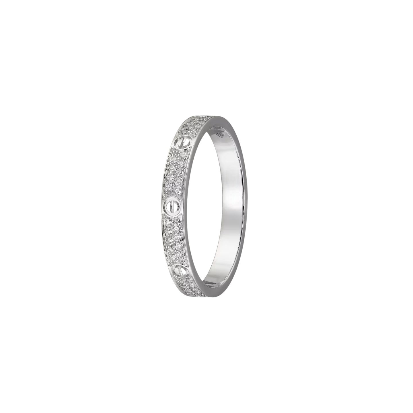 LOVE 2.6mm Pavé Diamond Ring