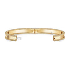 Signature Doppelperlen-Armreif – minimalistisches geometrisches Statement