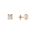 C de Diamond Stud Earrings