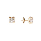 C de Diamond Stud Earrings