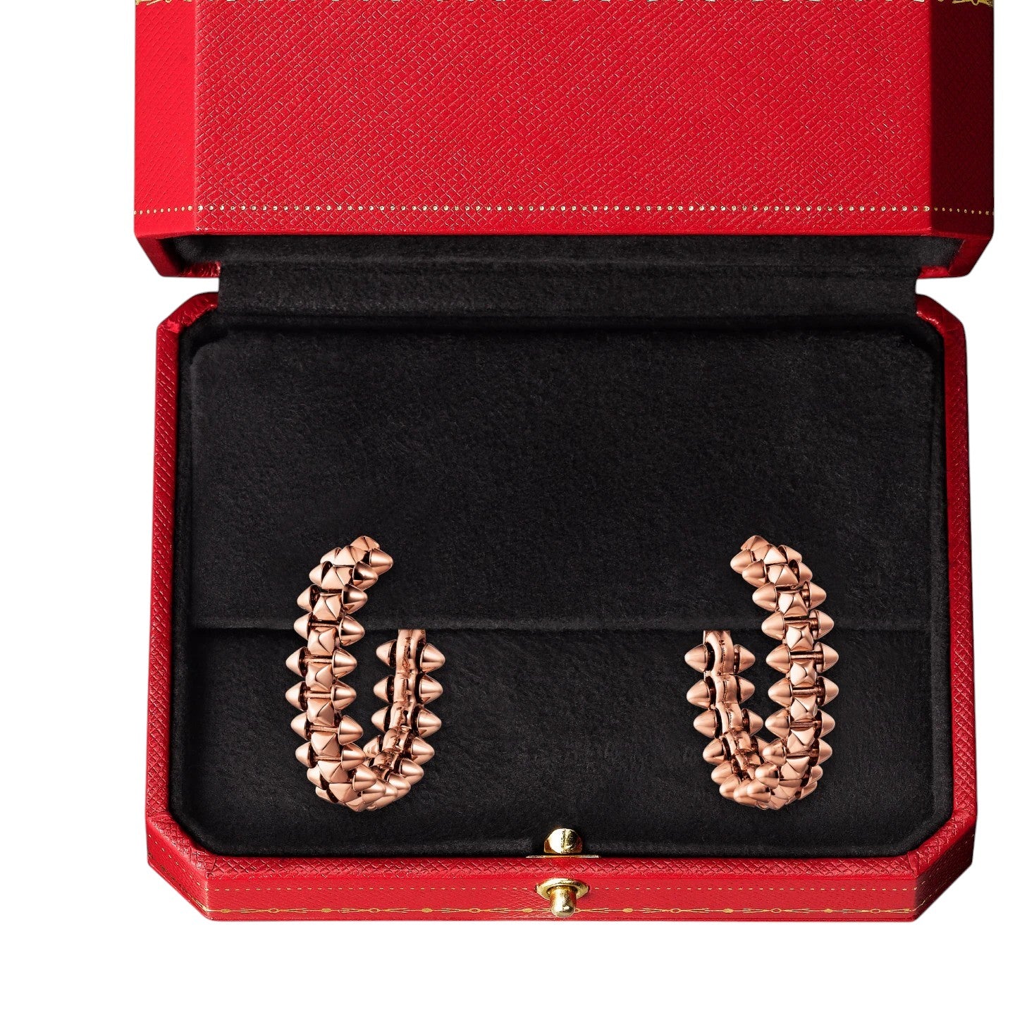 Clash de Hoop Earrings - Small Model - Architectural Studs & Iconic Beads - Modern Contrast Aesthetic