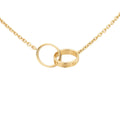 Love Double-Ring Interlocked Necklace