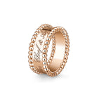 Signature Dual-Beaded Band Ring