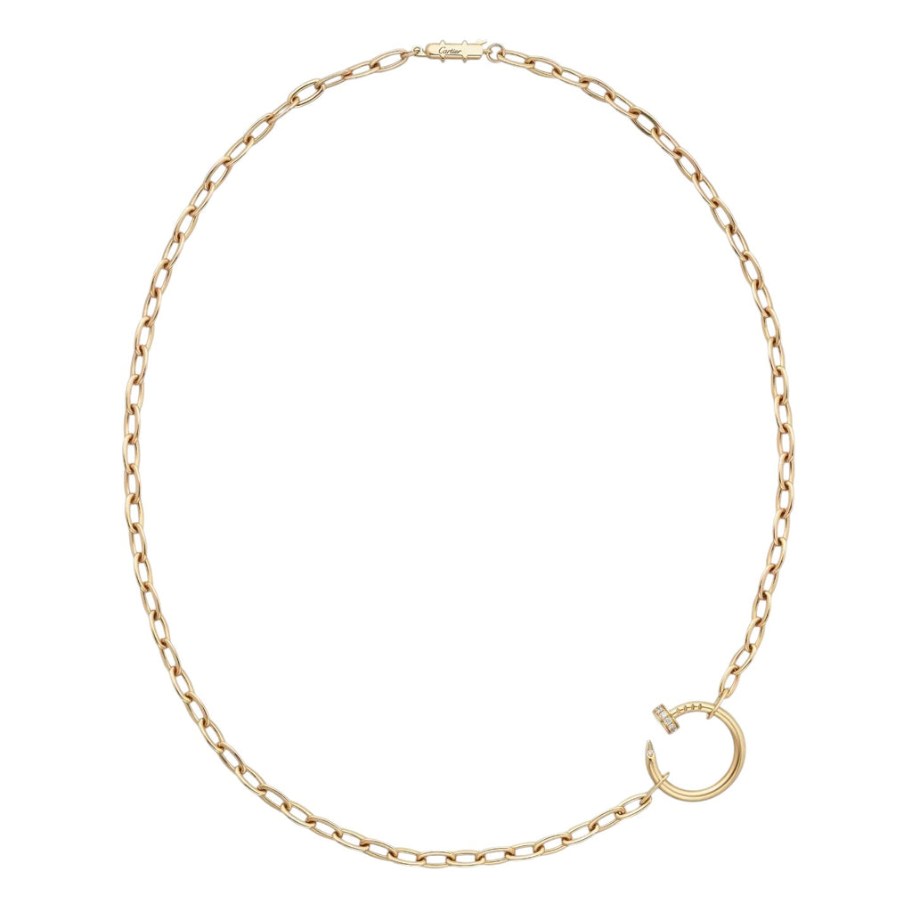 Clou Diamond Nail Pendant Necklace