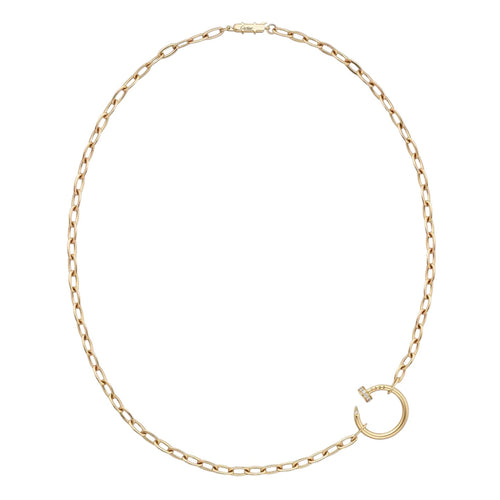 Clou Diamond Nagel-Anhänger-Halskette
