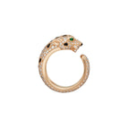 Panthère de Cartier Ring, mittelgroßes Modell, halbpavé