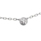 LOVE Schraubanhänger Einzelner Diamant Halskette