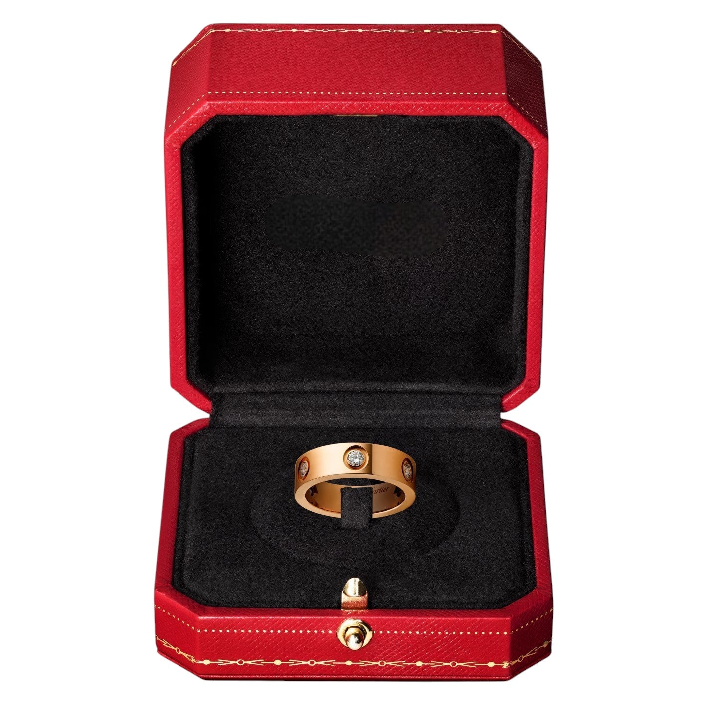 LOVE 5.5mm 6 Diamonds Ring