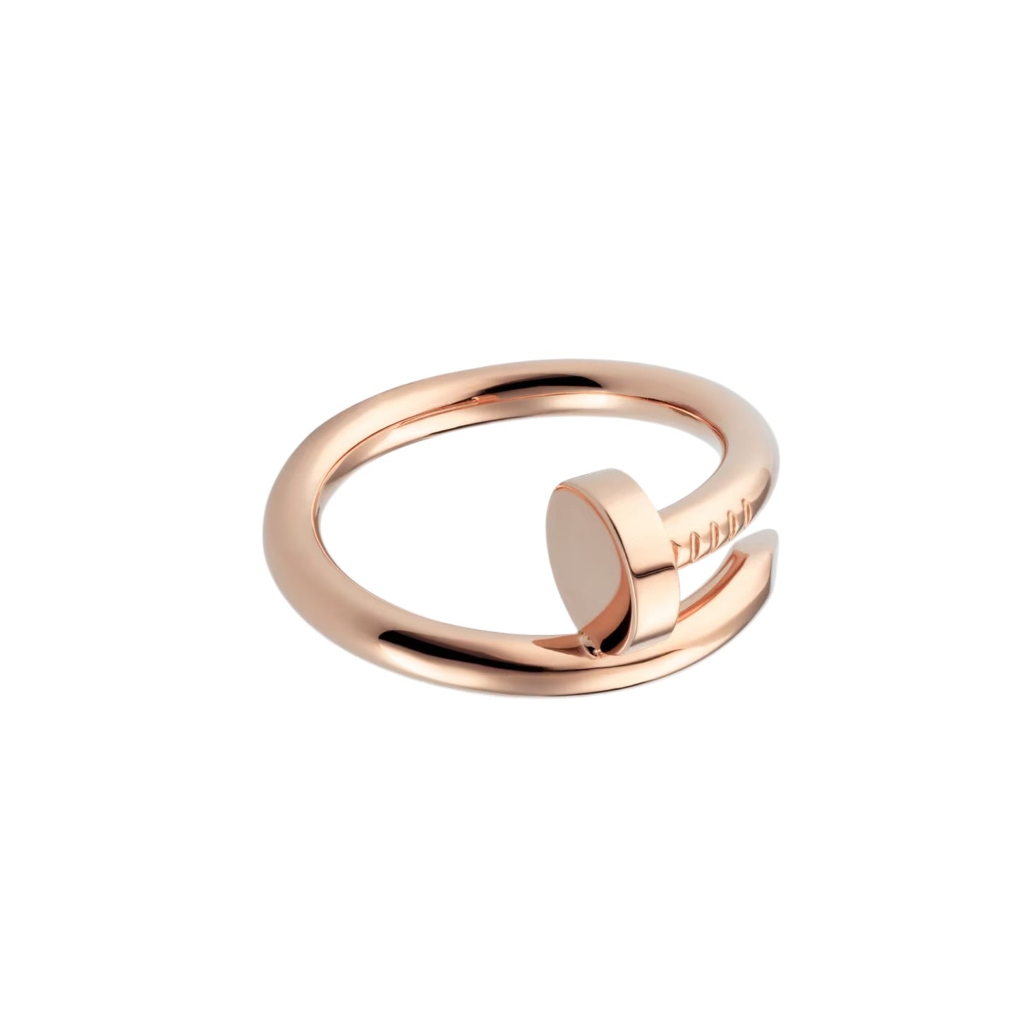 Clou Ring – 2,6 mm schlankes Band – ikonisches, nagelinspiriertes Design – modern, avantgardistisch, minimalistisch