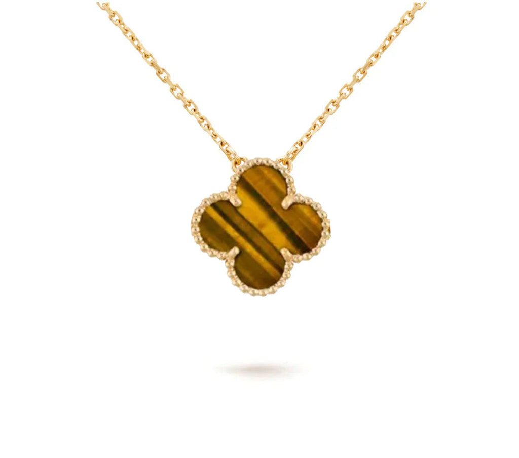 15mm Clover Flower Pendant Necklace Collection