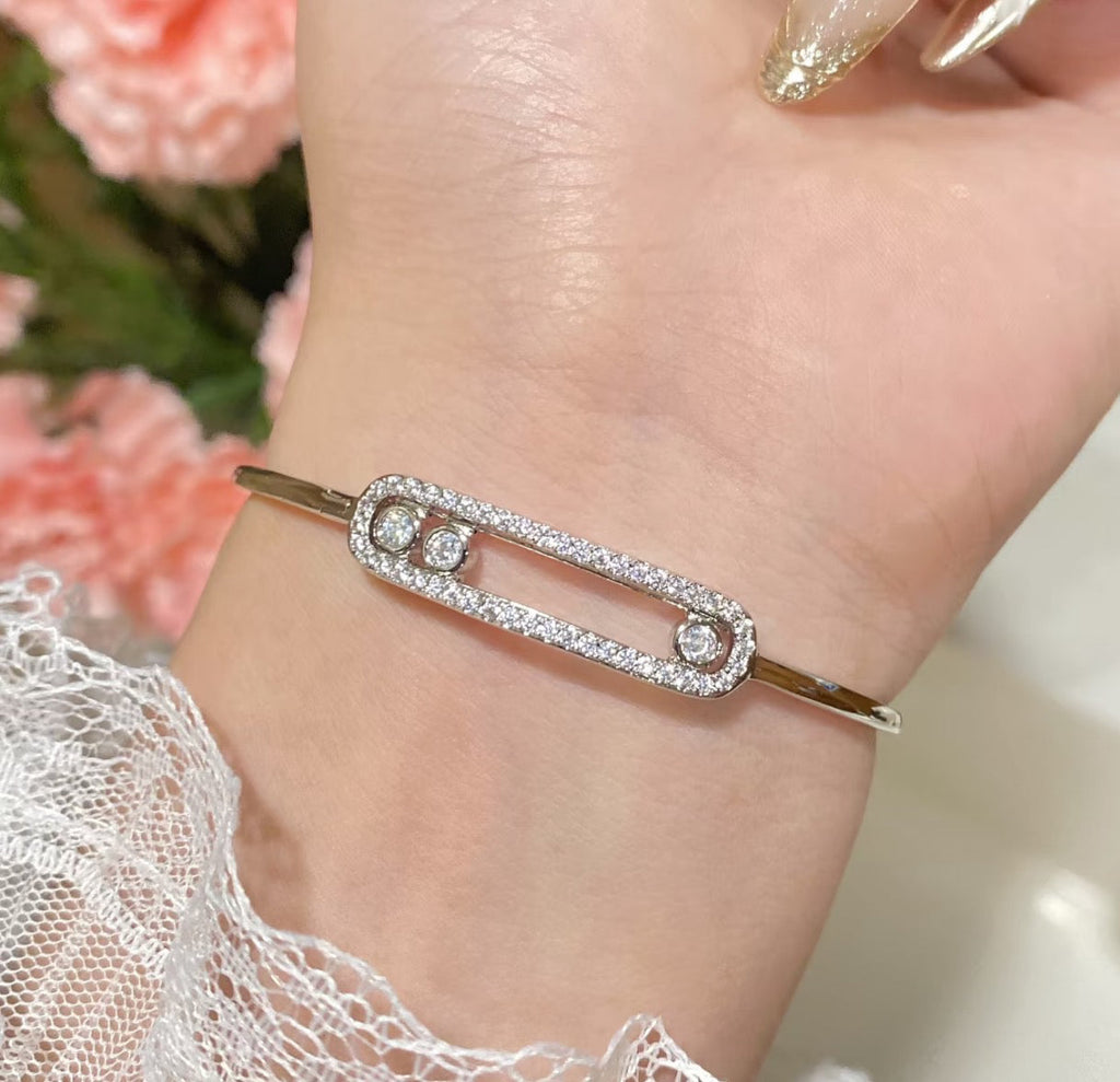 Move Pavé Diamantarmreif M - Signature Kinetic Brilliance - Moderner Pavé-Luxus