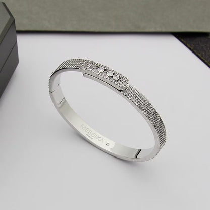 ノア フルパヴェ ダイヤモンドバングルブレスレット