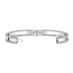 Signature Doppelperlen-Armreif – minimalistisches geometrisches Statement