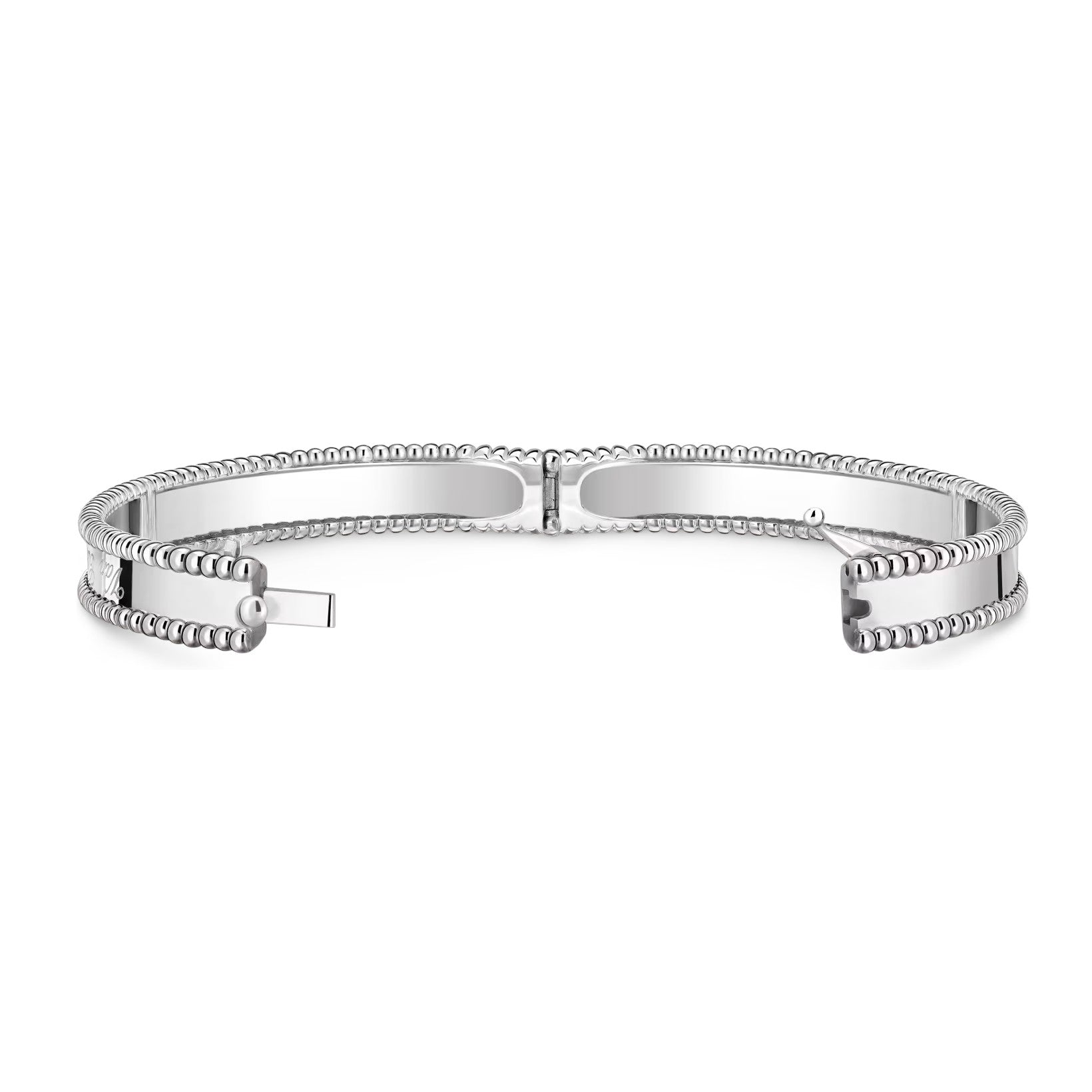 Signature Doppelperlen-Armreif – minimalistisches geometrisches Statement