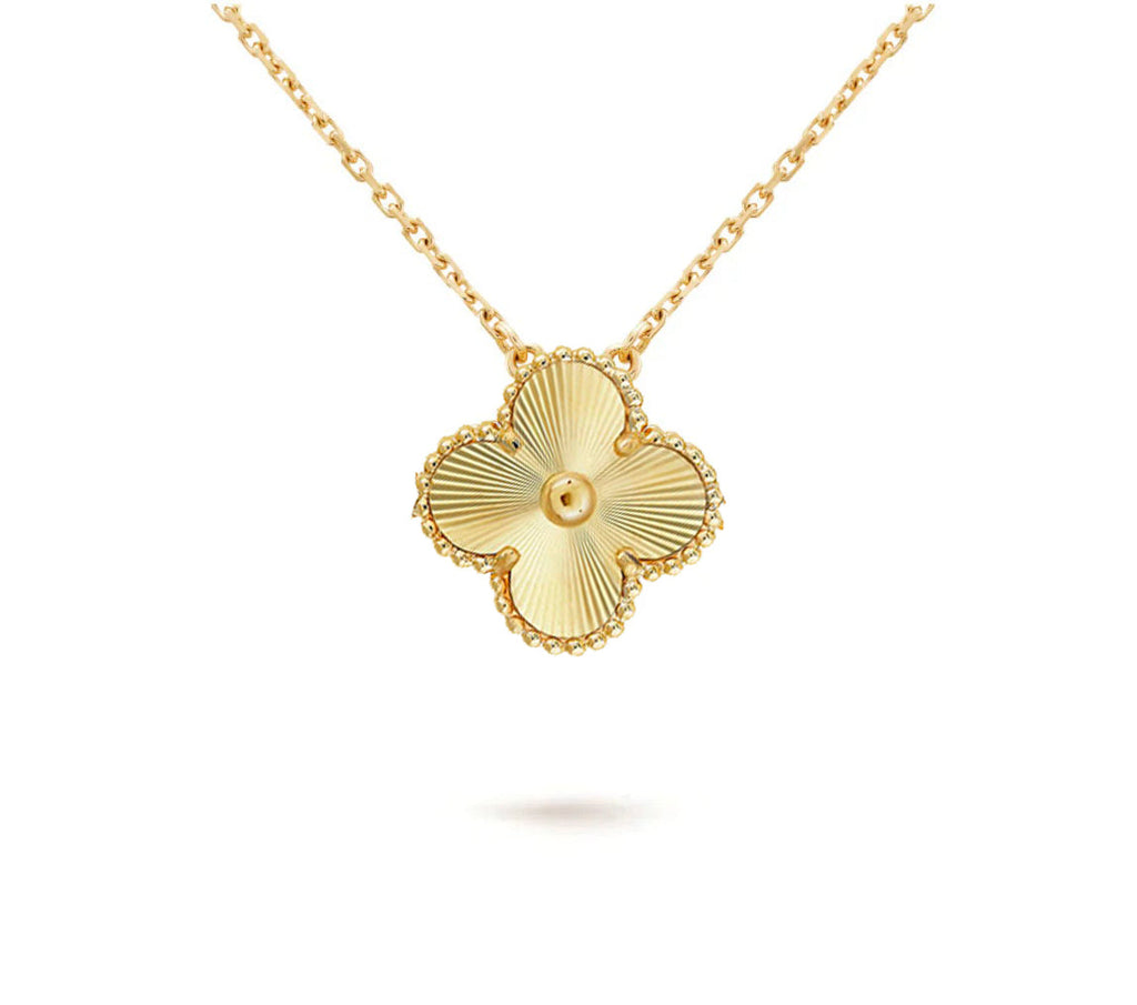 15mm Clover Flower Pendant Necklace Collection